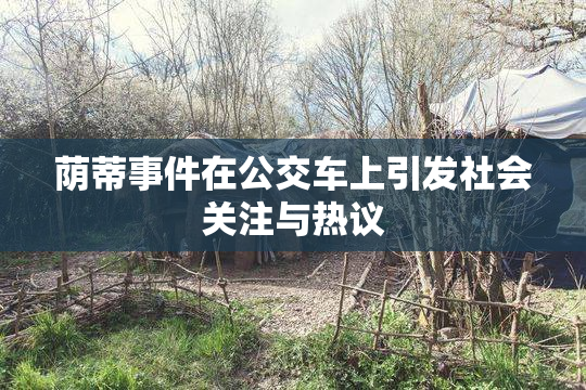 荫蒂事件在公交车上引发社会关注与热议