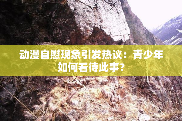 动漫自慰现象引发热议：青少年如何看待此事？