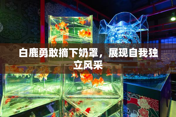 白鹿勇敢摘下奶罩，展现自我独立风采