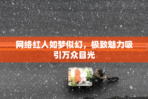 网络红人如梦似幻，极致魅力吸引万众目光