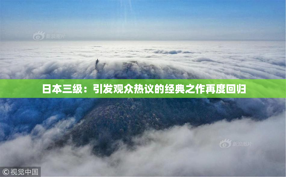 日本三级：引发观众热议的经典之作再度回归