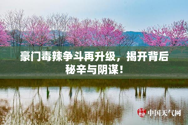 豪门毒辣争斗再升级，揭开背后秘辛与阴谋！