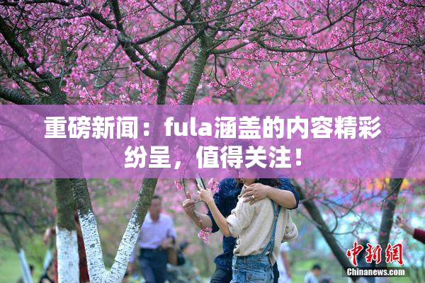 重磅新闻：fula涵盖的内容精彩纷呈，值得关注！