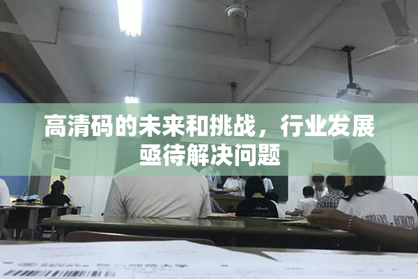 高清码的未来和挑战，行业发展亟待解决问题