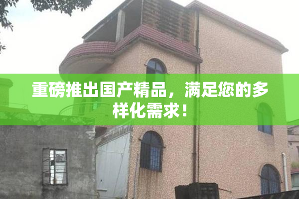重磅推出国产精品，满足您的多样化需求！