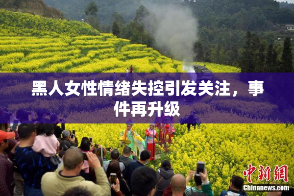 黑人女性情绪失控引发关注，事件再升级