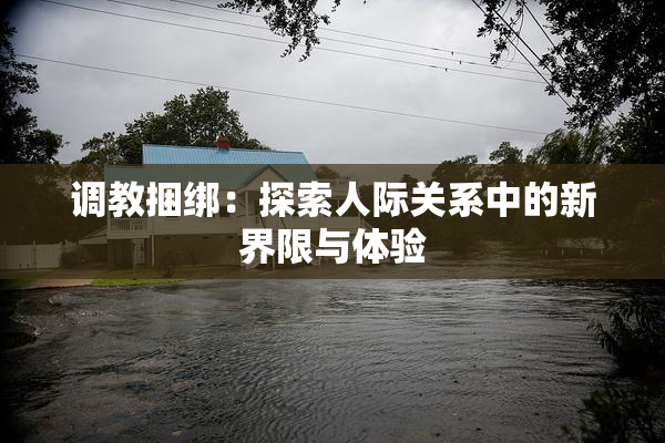 调教捆绑：探索人际关系中的新界限与体验