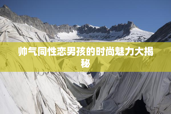 帅气同性恋男孩的时尚魅力大揭秘
