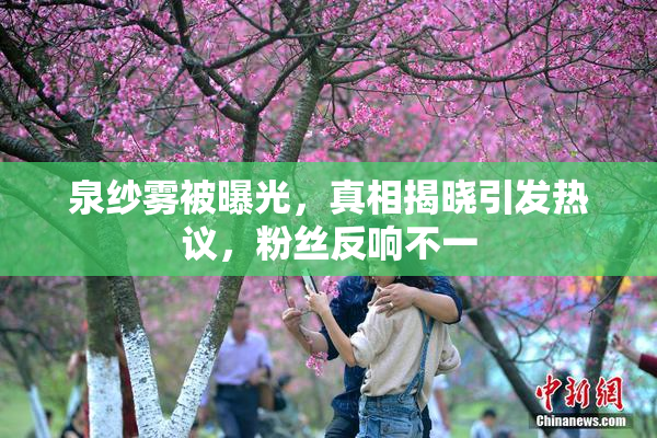 泉纱雾被曝光，真相揭晓引发热议，粉丝反响不一