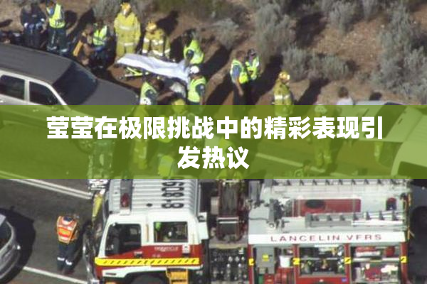 莹莹在极限挑战中的精彩表现引发热议