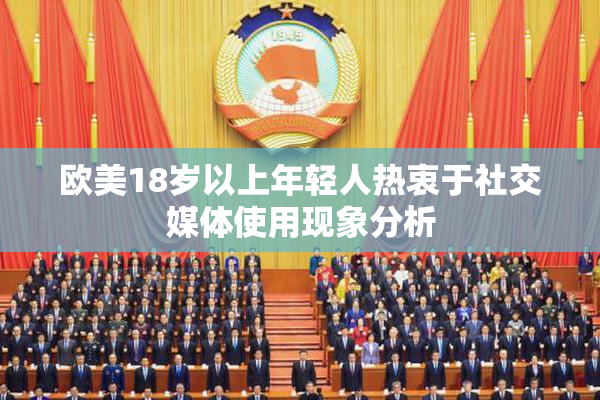 欧美18岁以上年轻人热衷于社交媒体使用现象分析