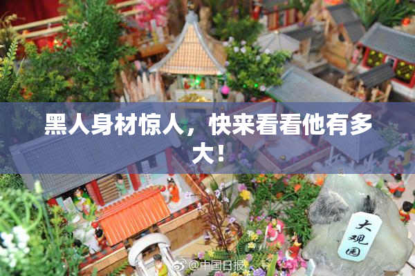 黑人身材惊人，快来看看他有多大！