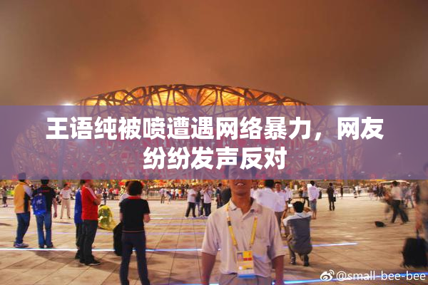 王语纯被喷遭遇网络暴力，网友纷纷发声反对