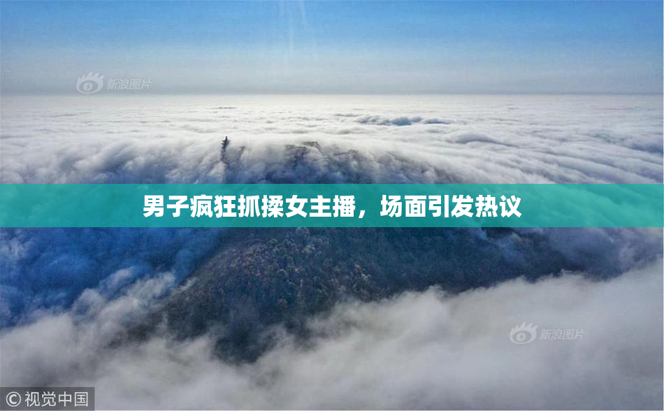 男子疯狂抓揉女主播，场面引发热议