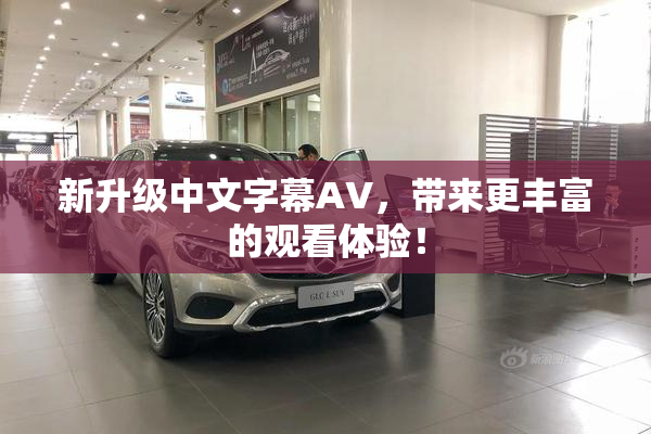 新升级中文字幕AV，带来更丰富的观看体验！