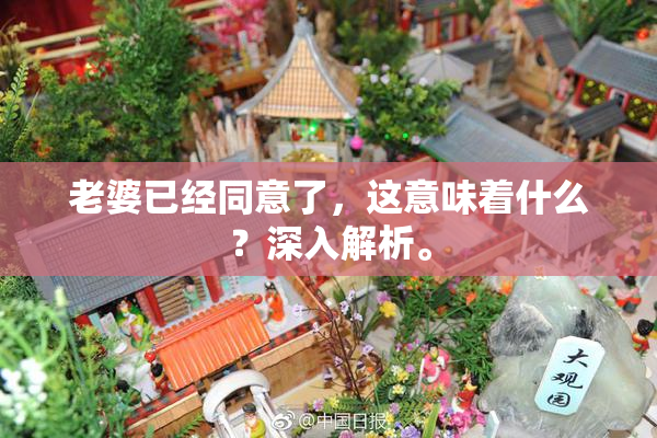 老婆已经同意了，这意味着什么？深入解析。